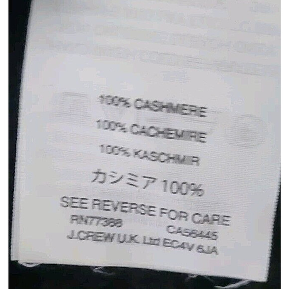 J. Crew Women's 100% Italian Yarn Cashmere Turtleneck Ribbed Sweater Size XS - Picture 3 of 4